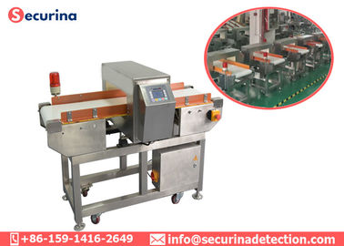 Auto Industrial Metal Detector Conveyor Sound / Light Alarm Food Processing Inspection
