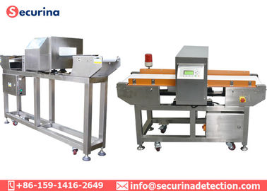 Auto Industrial Metal Detector Conveyor Sound / Light Alarm Food Processing Inspection